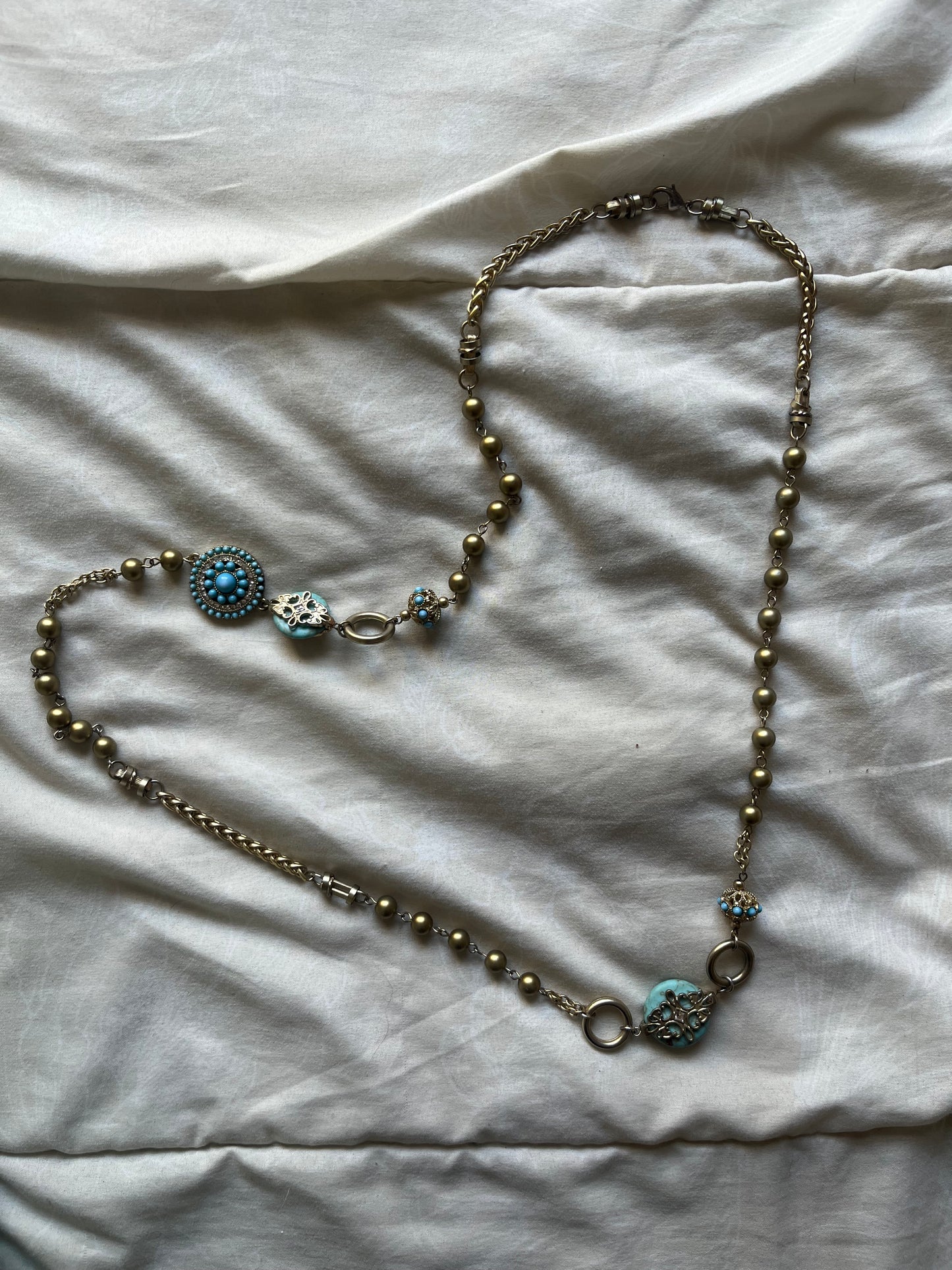 Gold body chain