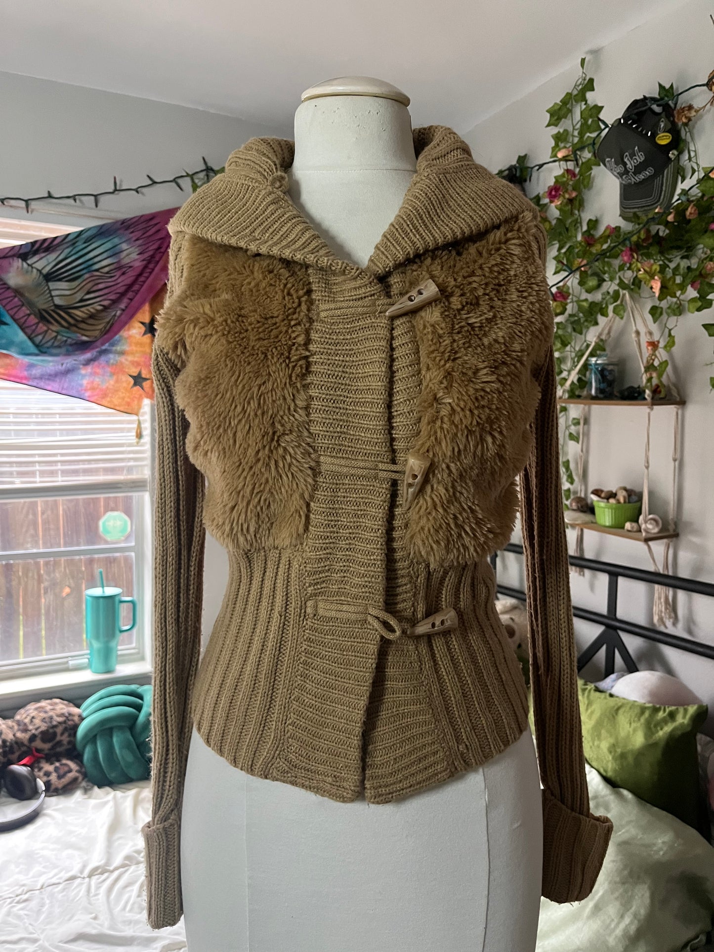 Fur Cardigan