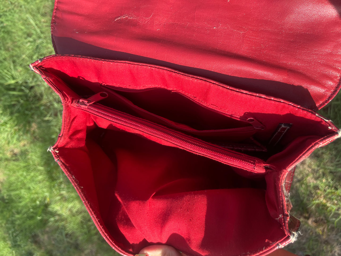 Red Croc Bag