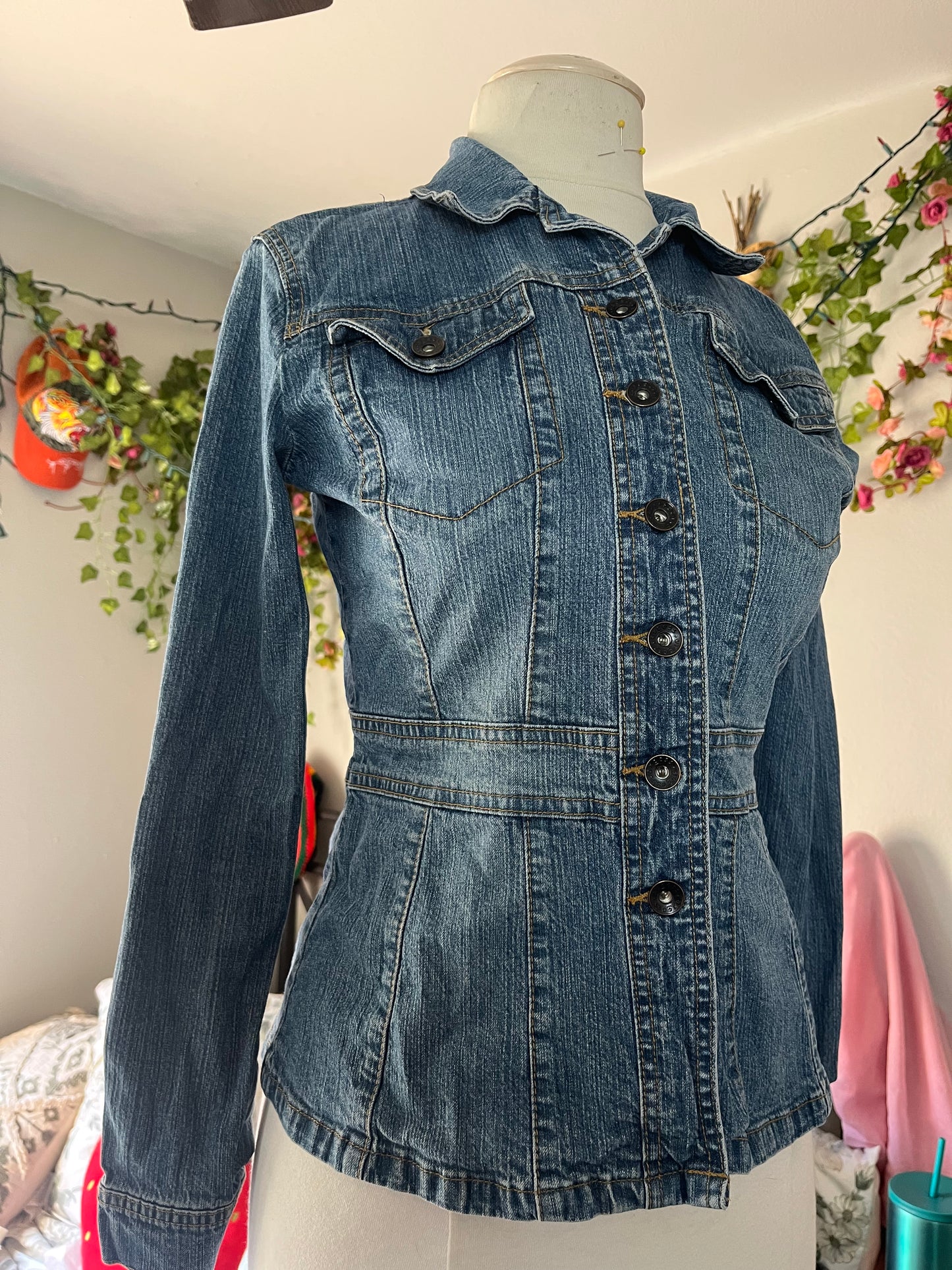Paneled Denim Jacket