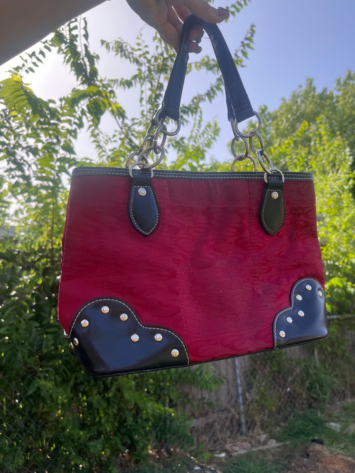 Red Western Bag