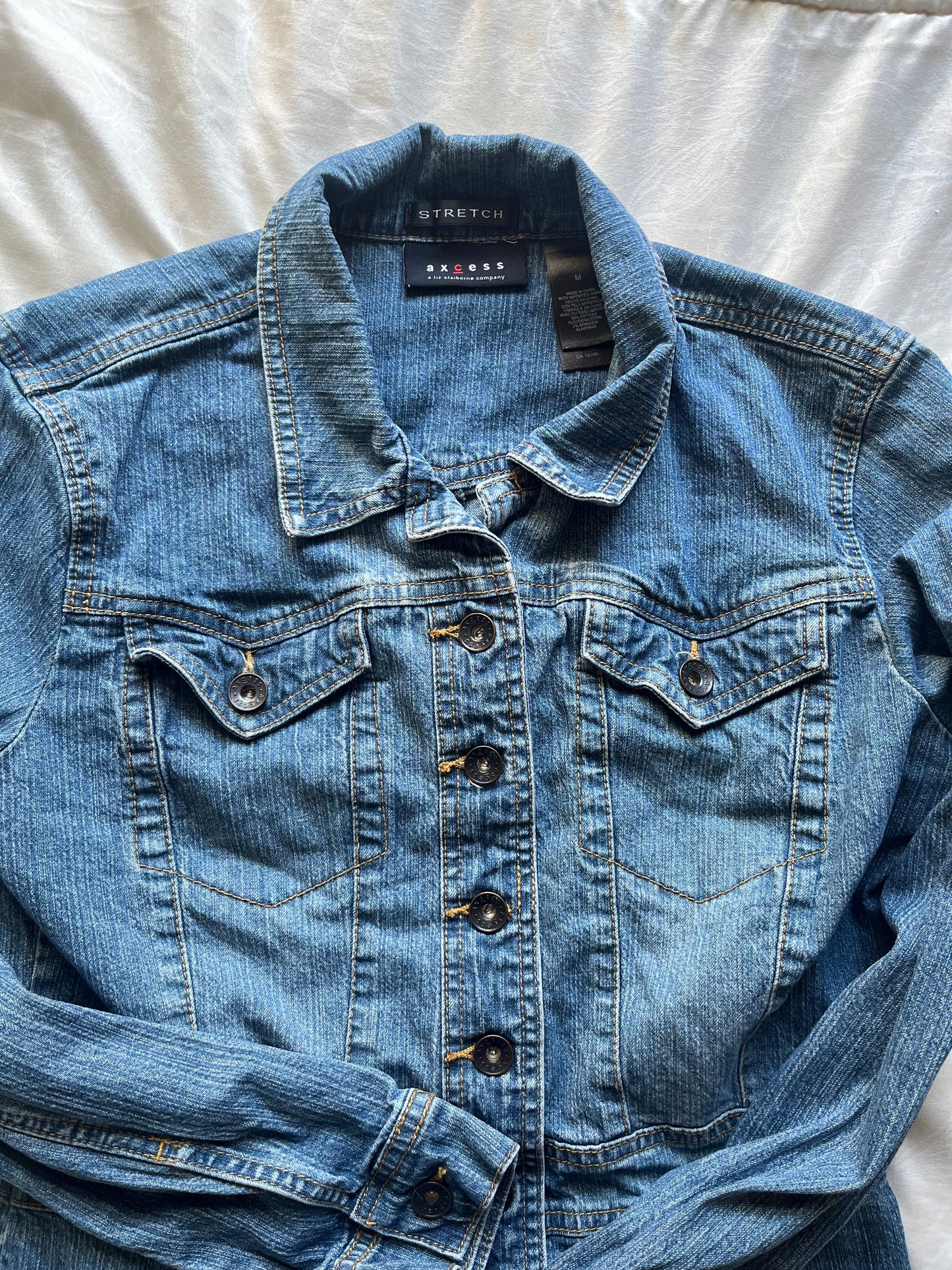 Paneled Denim Jacket
