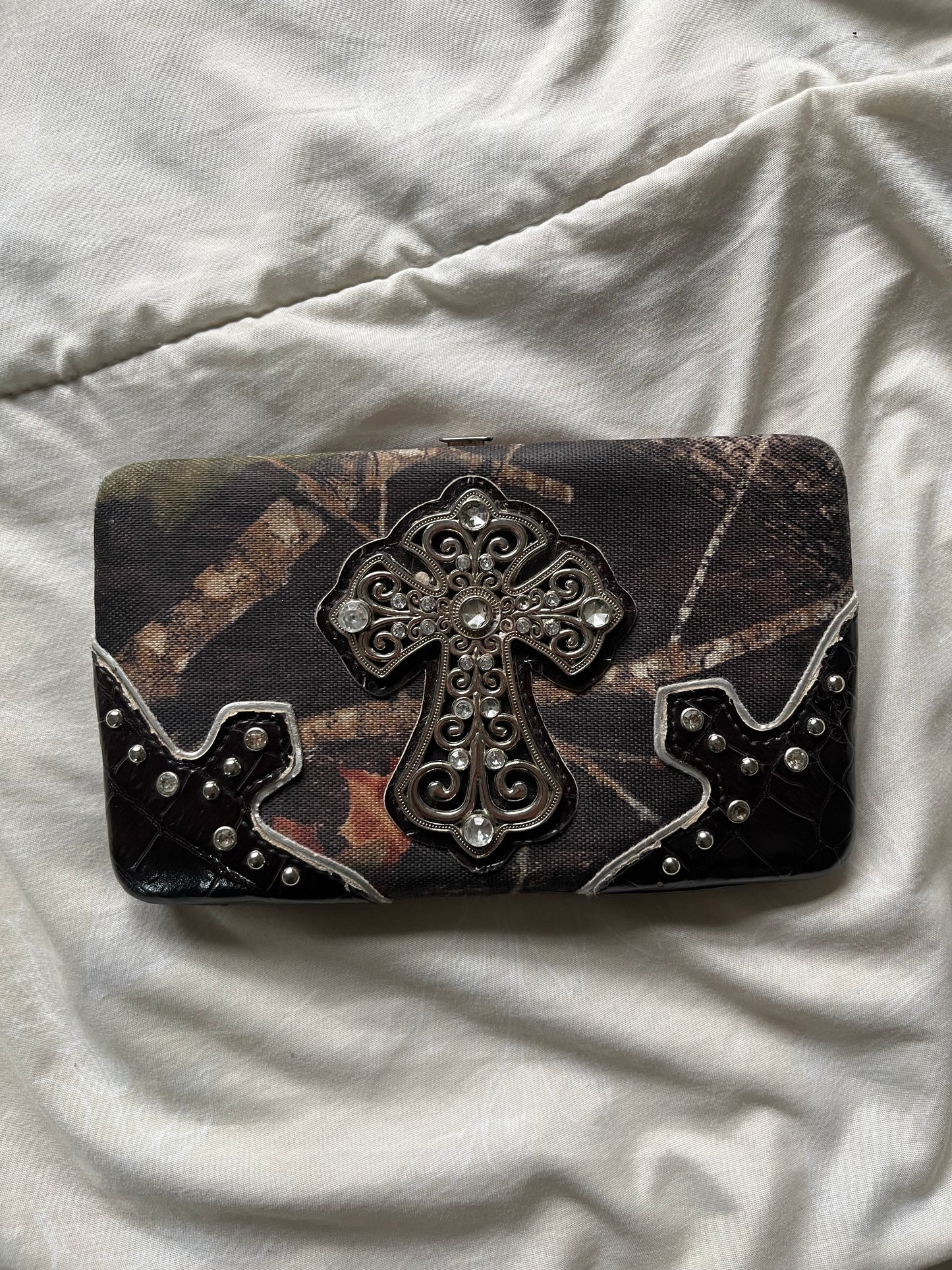 Camo Cross Bag + Wallet