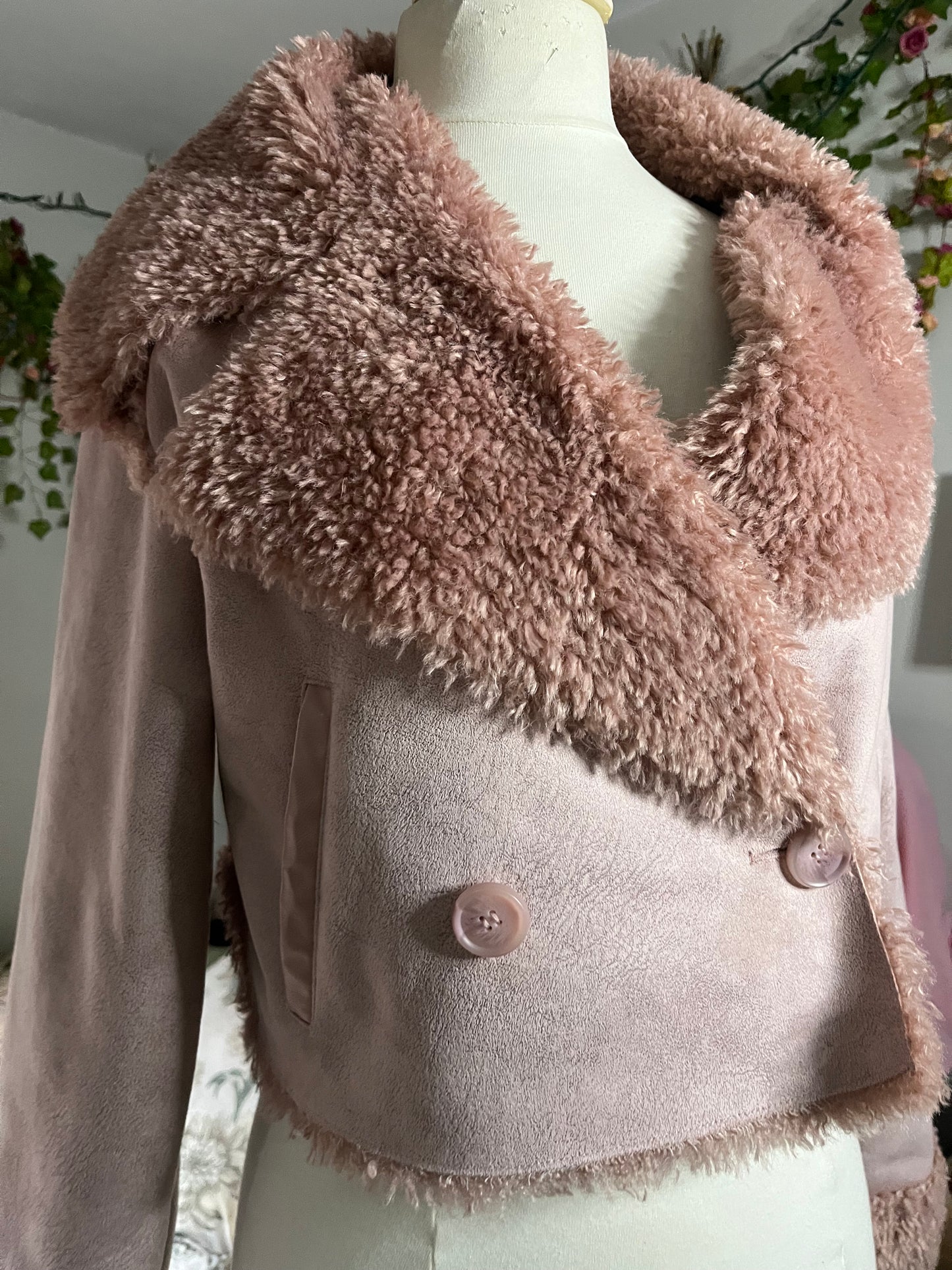 Pink Fur Coat