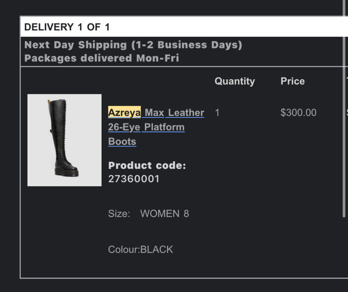 Azreya Dr.Martens