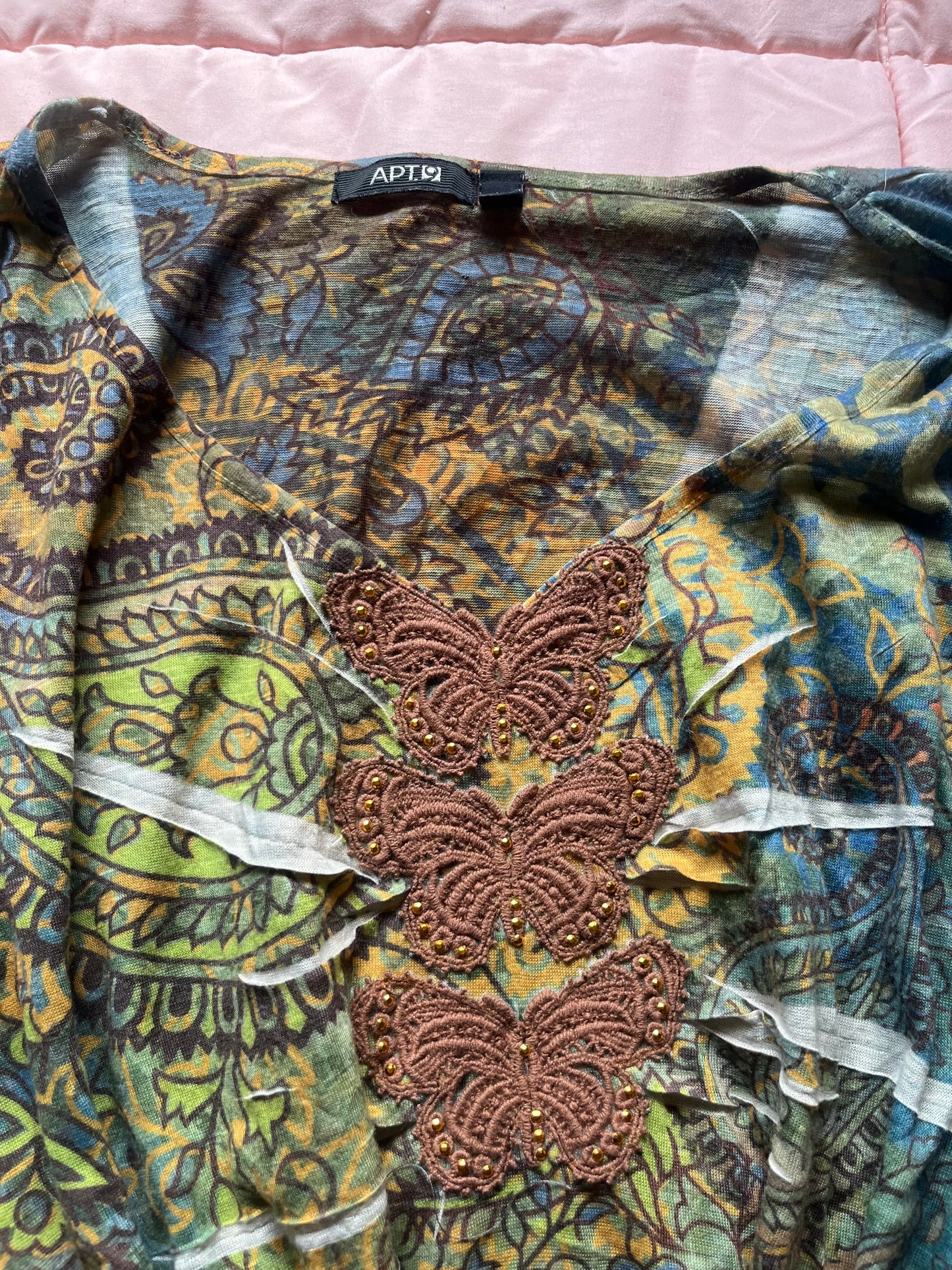 Butterfly Garden Top