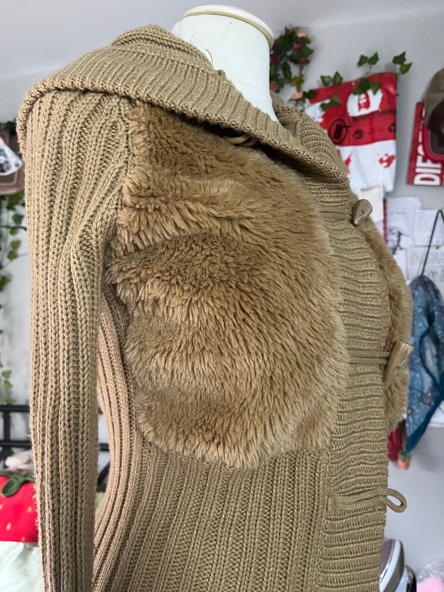 Fur Cardigan