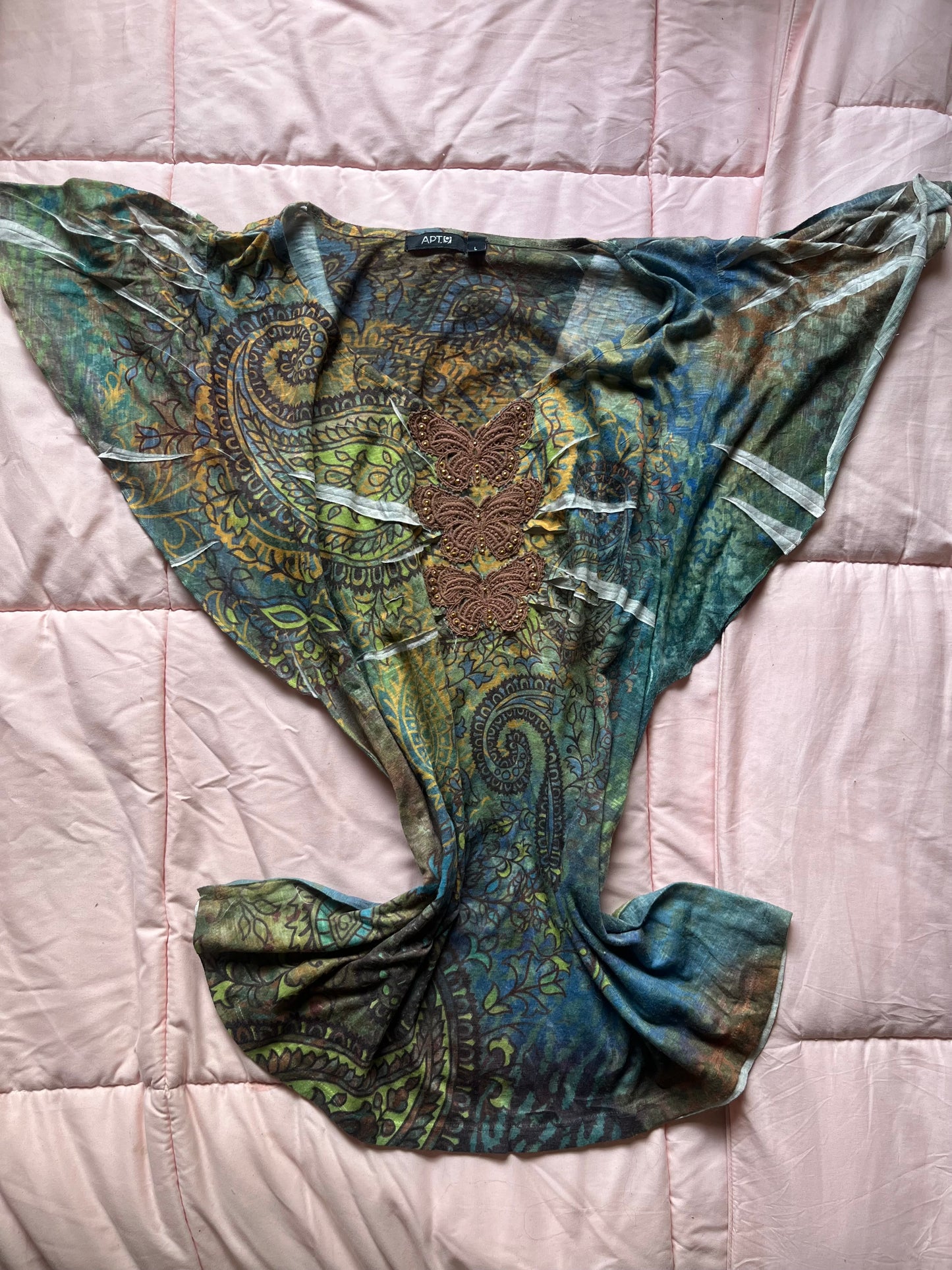 Butterfly Garden Top