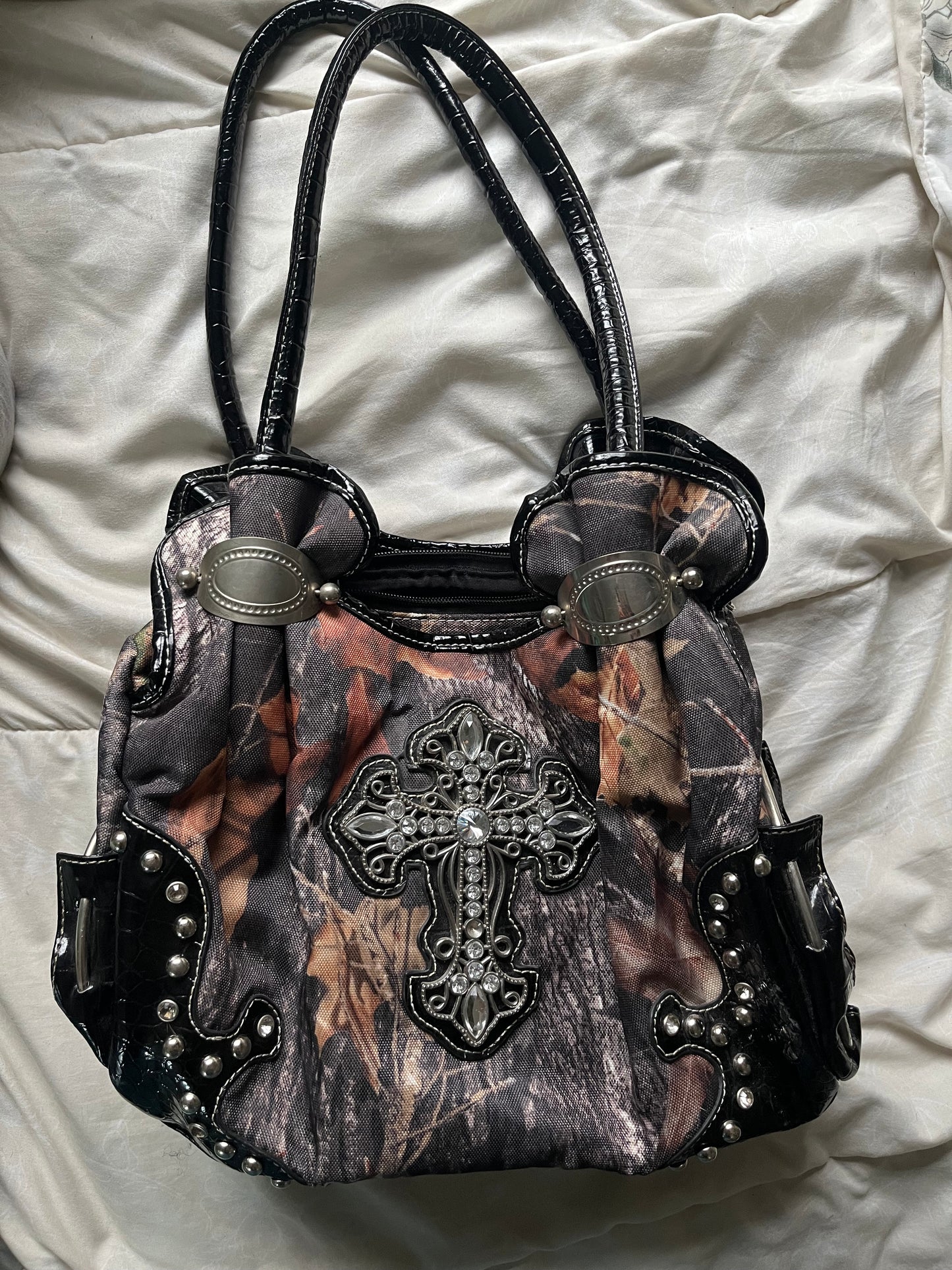 Camo Cross Bag + Wallet