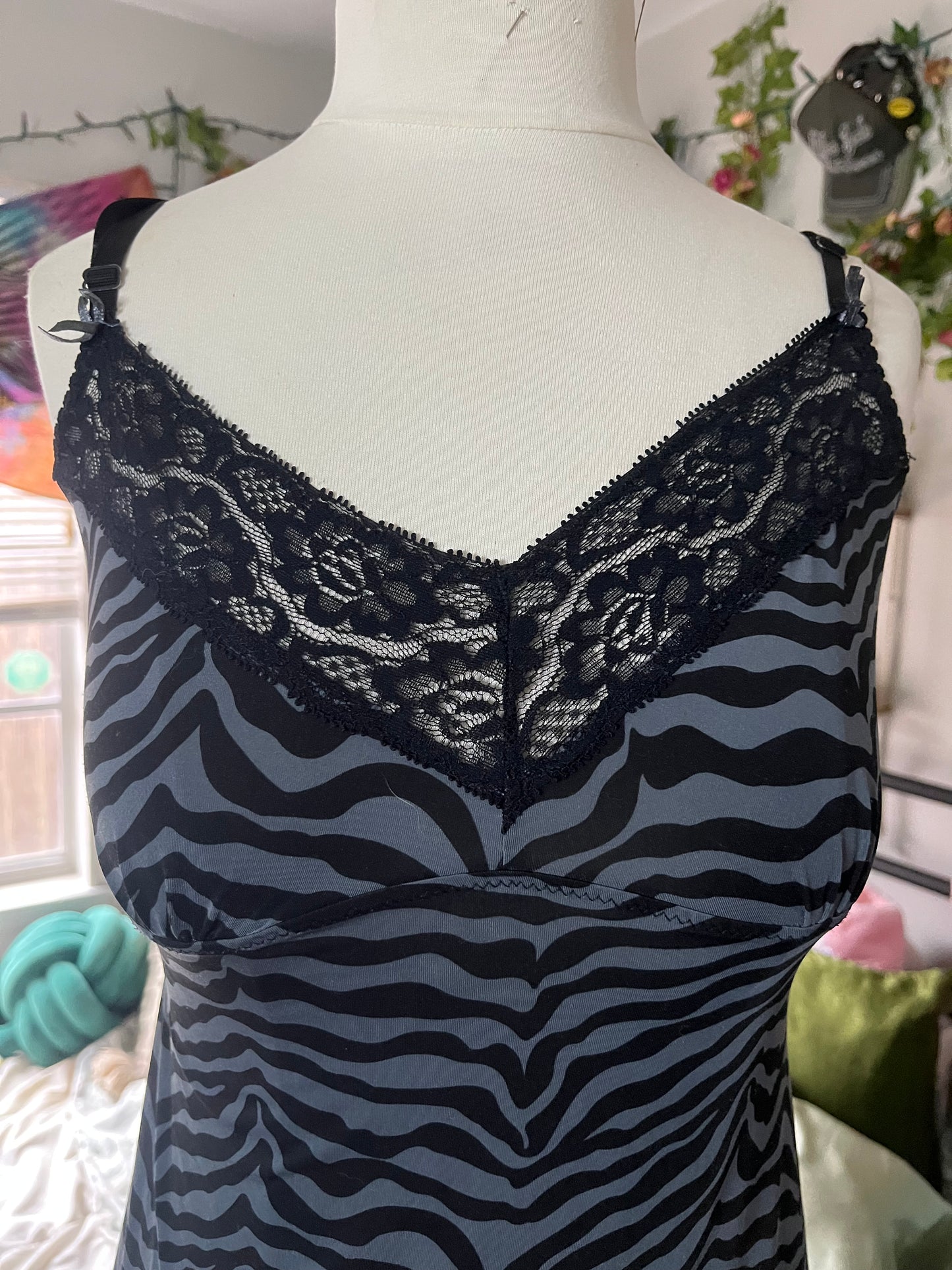 Zebra Slip Dress