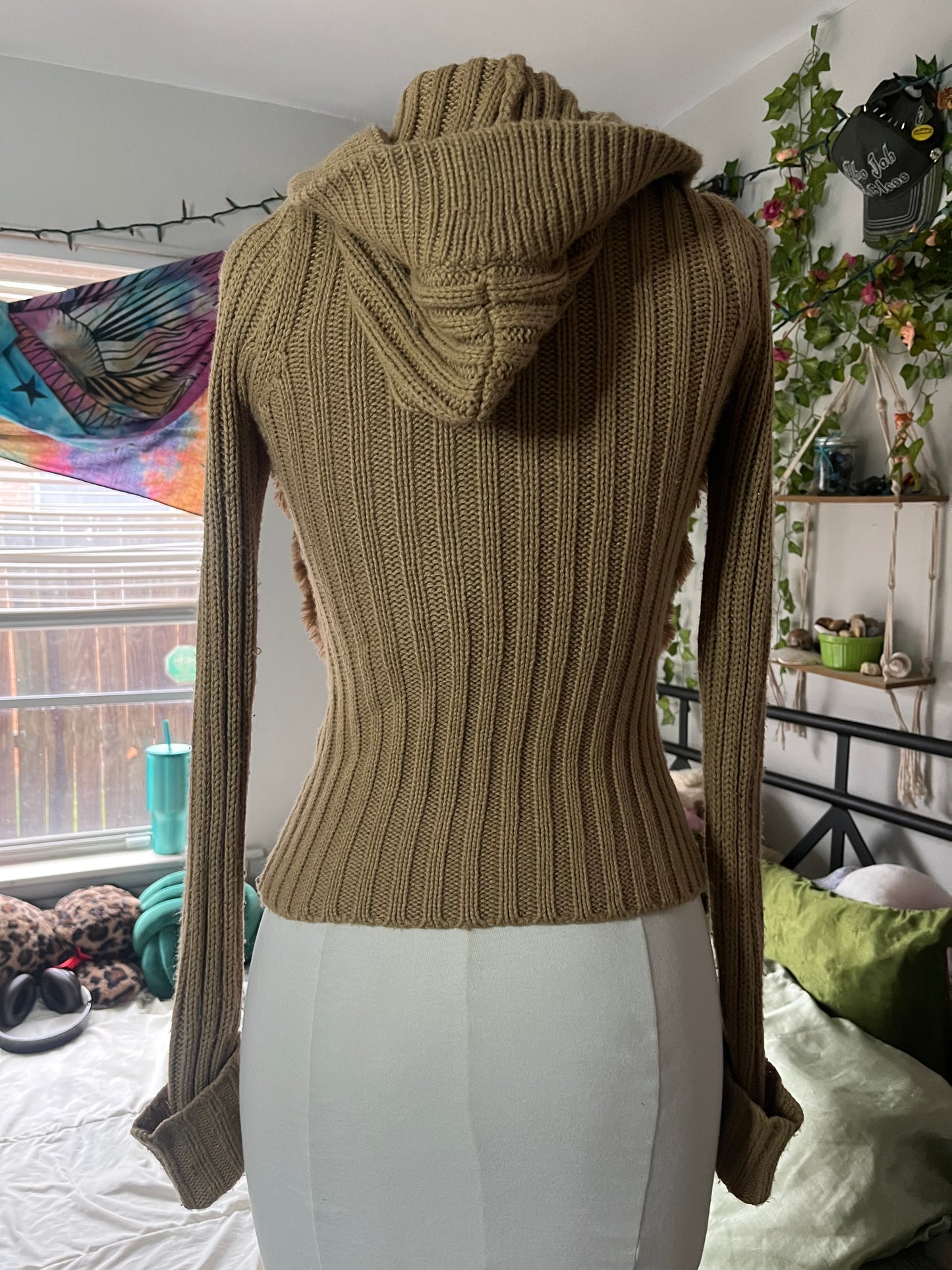 Fur Cardigan