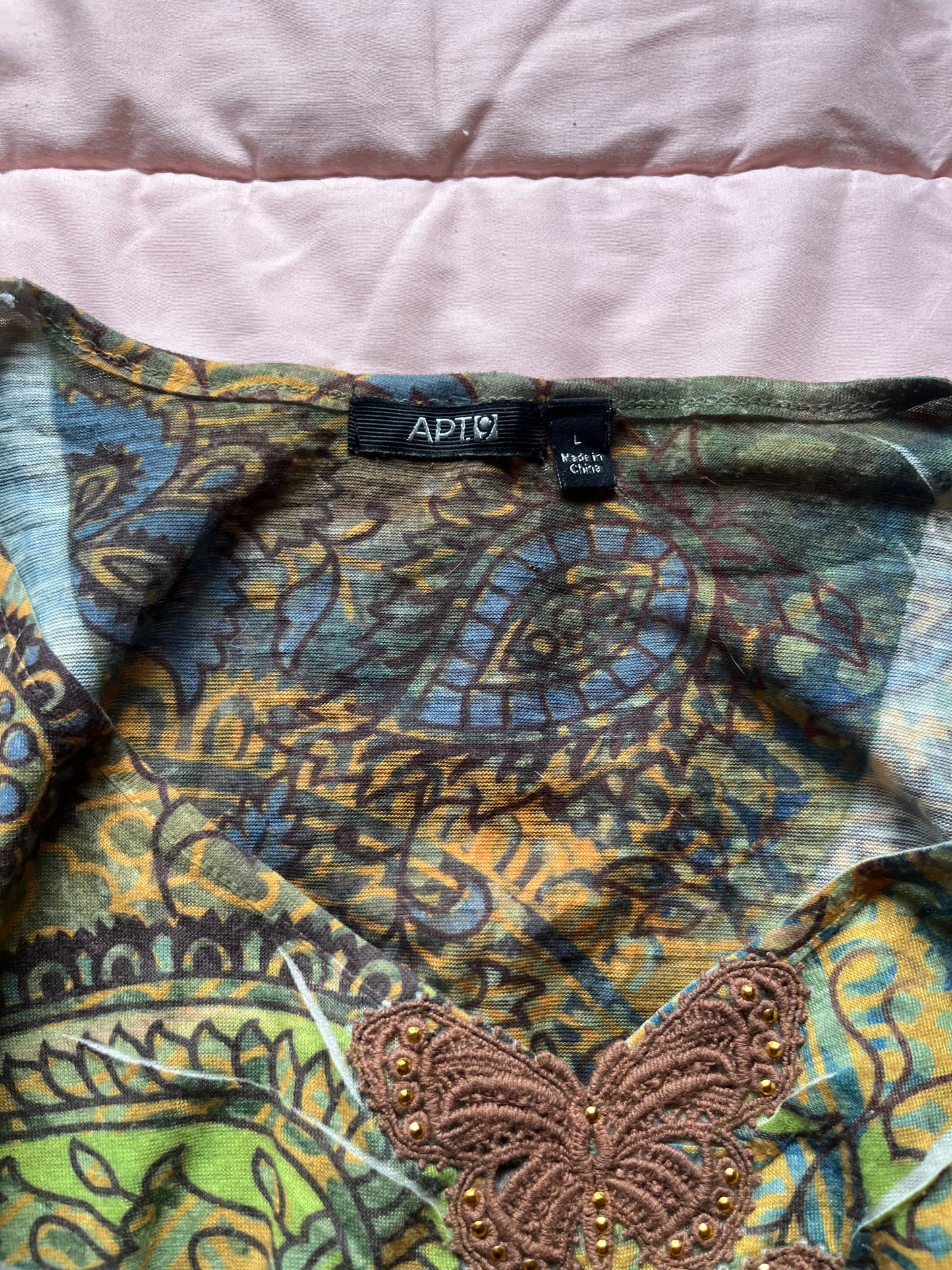 Butterfly Garden Top