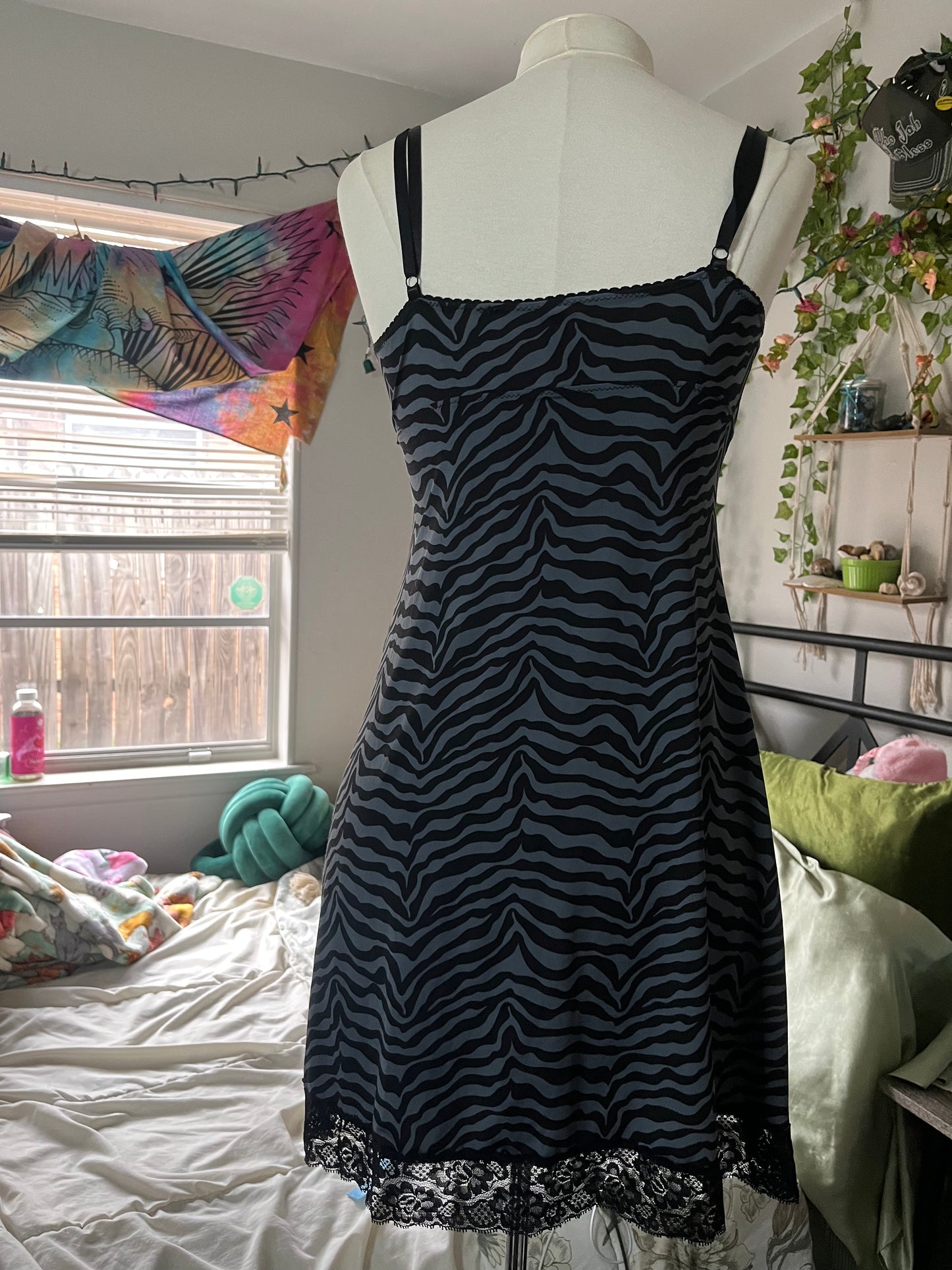 Zebra Slip Dress