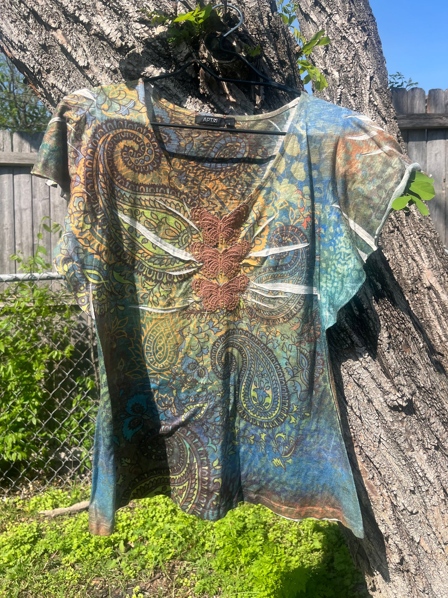 Butterfly Garden Top