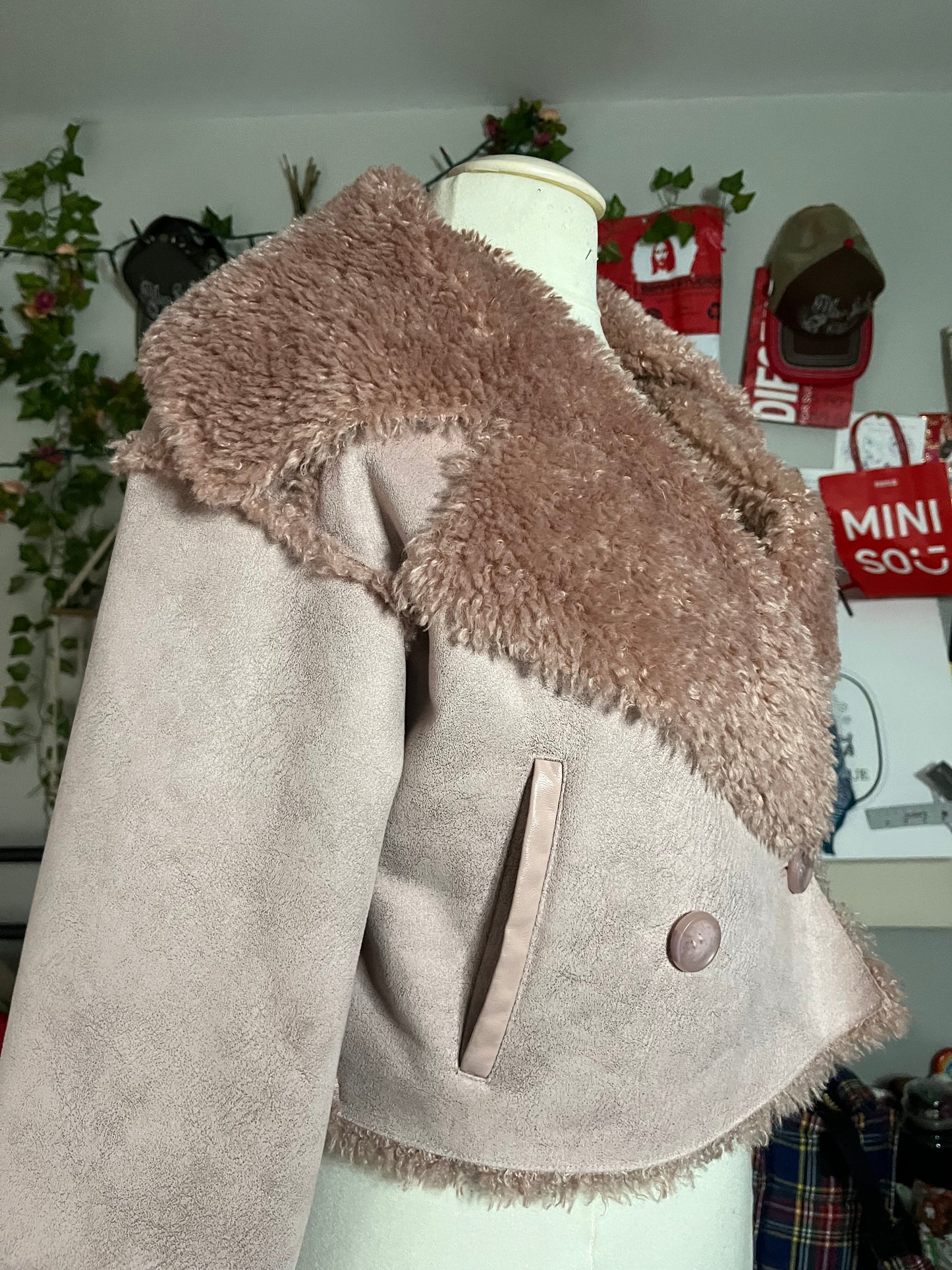 Pink Fur Coat