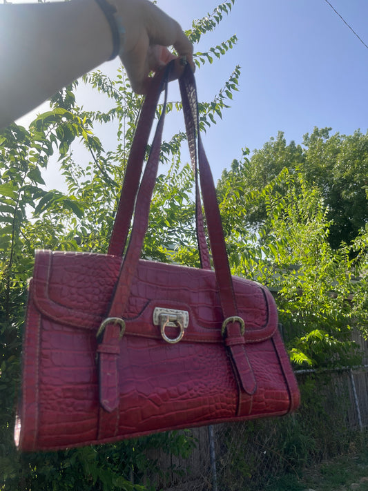 Red Croc Bag