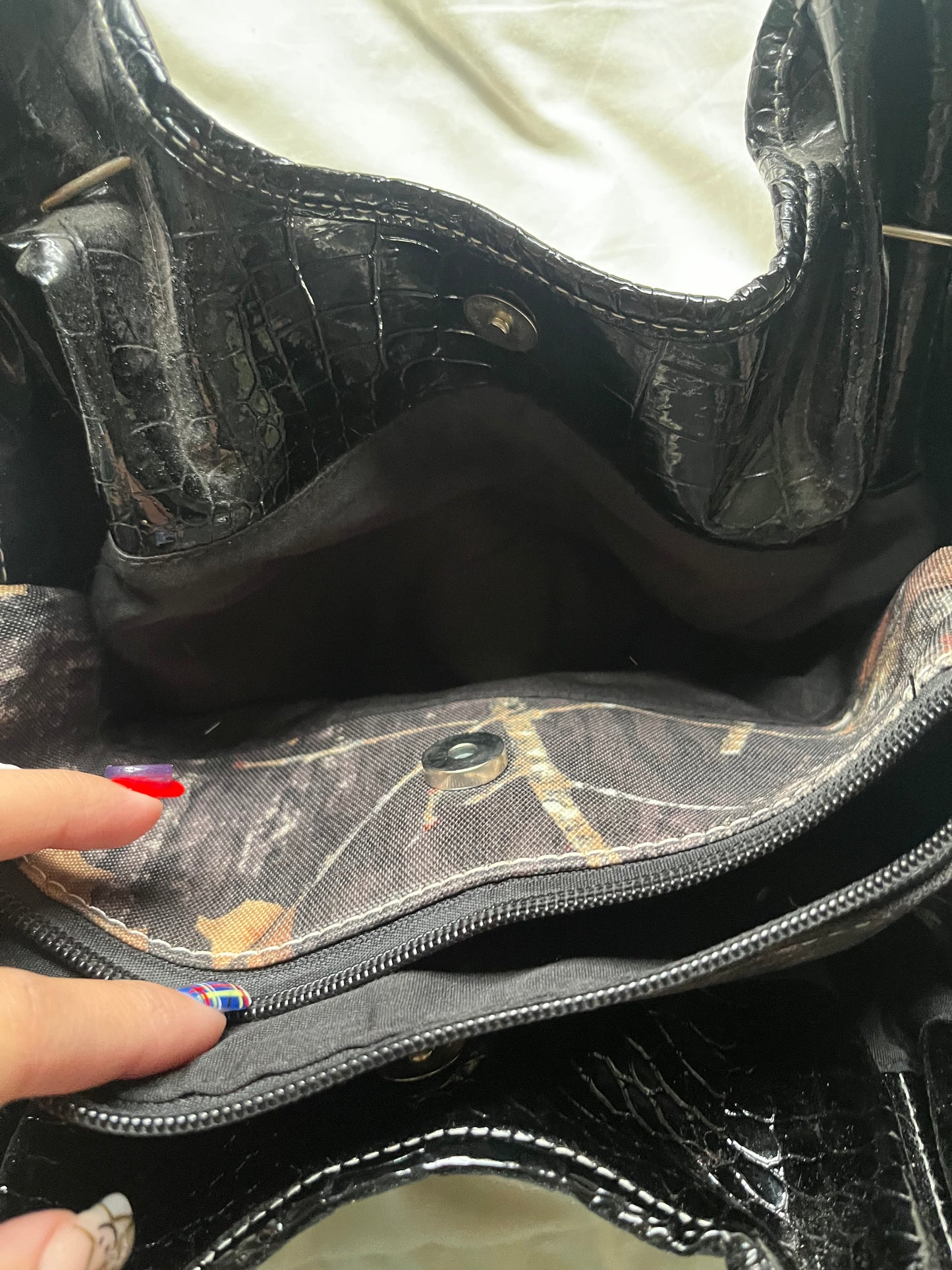 Camo Cross Bag + Wallet