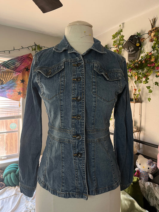 Paneled Denim Jacket