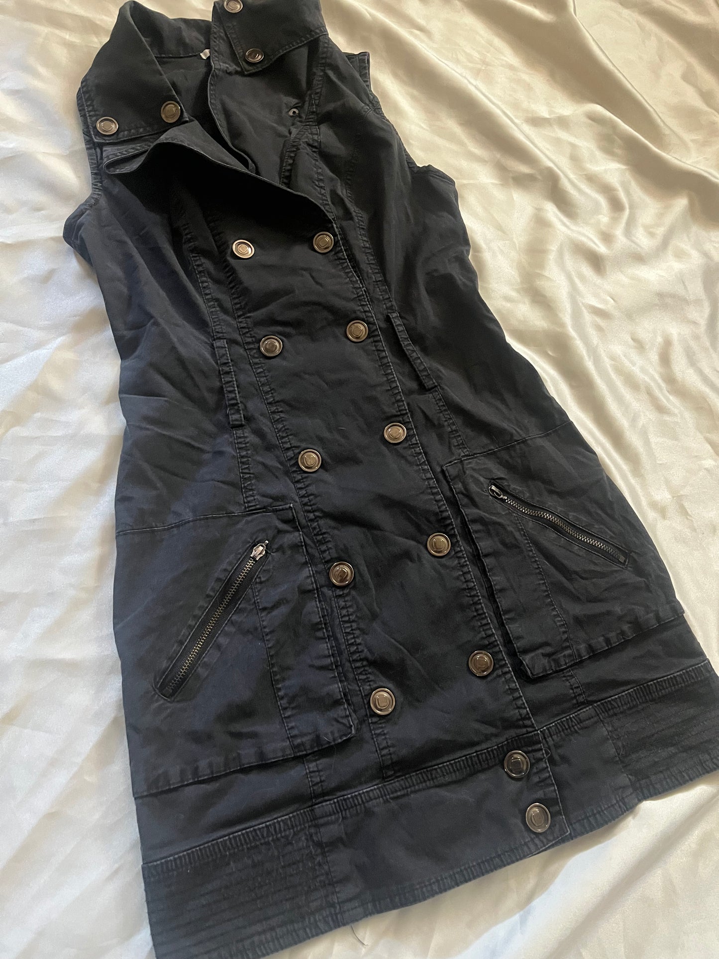 Button Up Mini Dress