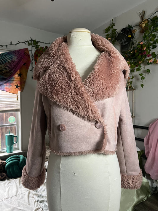 Pink Fur Coat