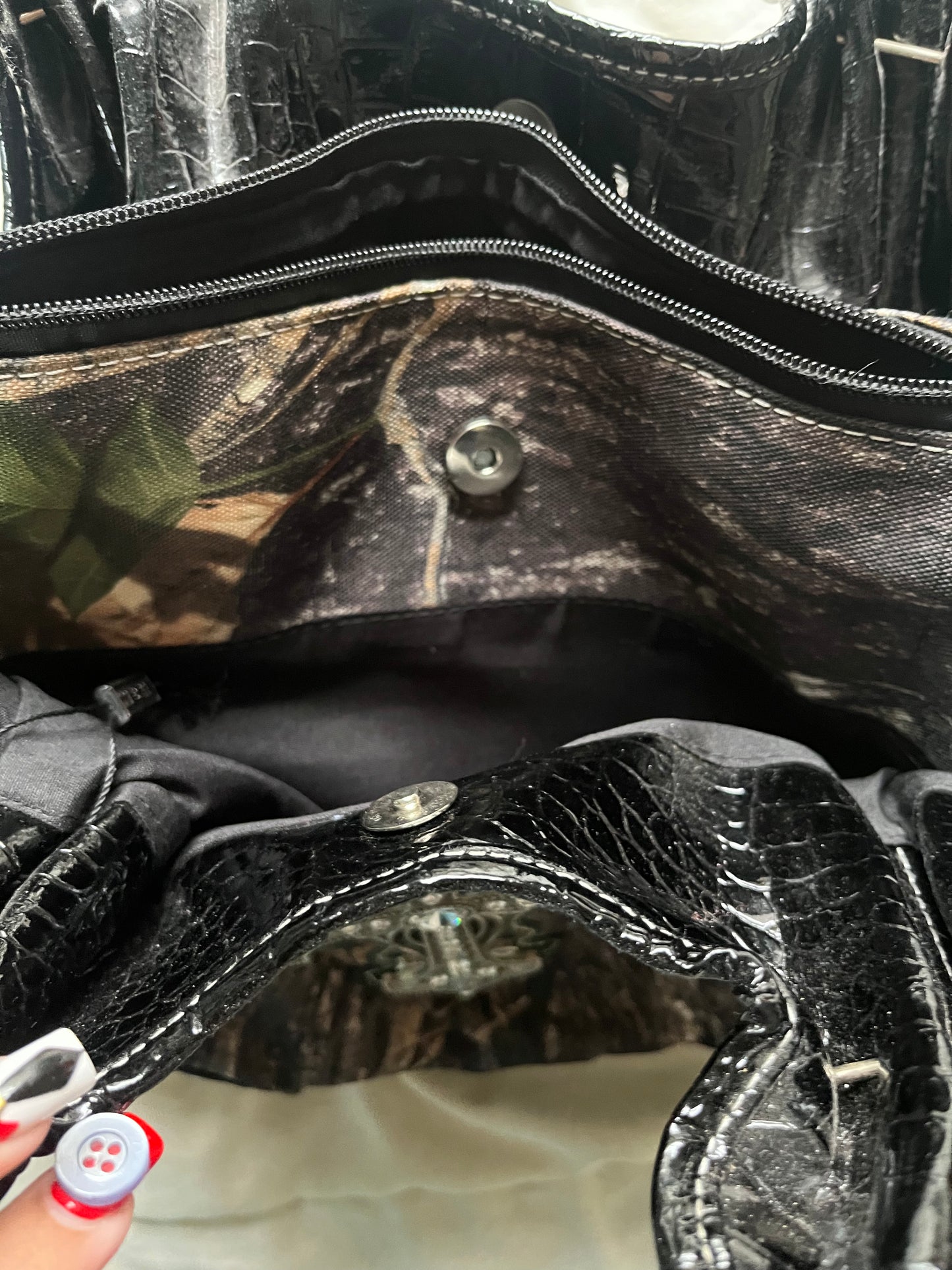 Camo Cross Bag + Wallet