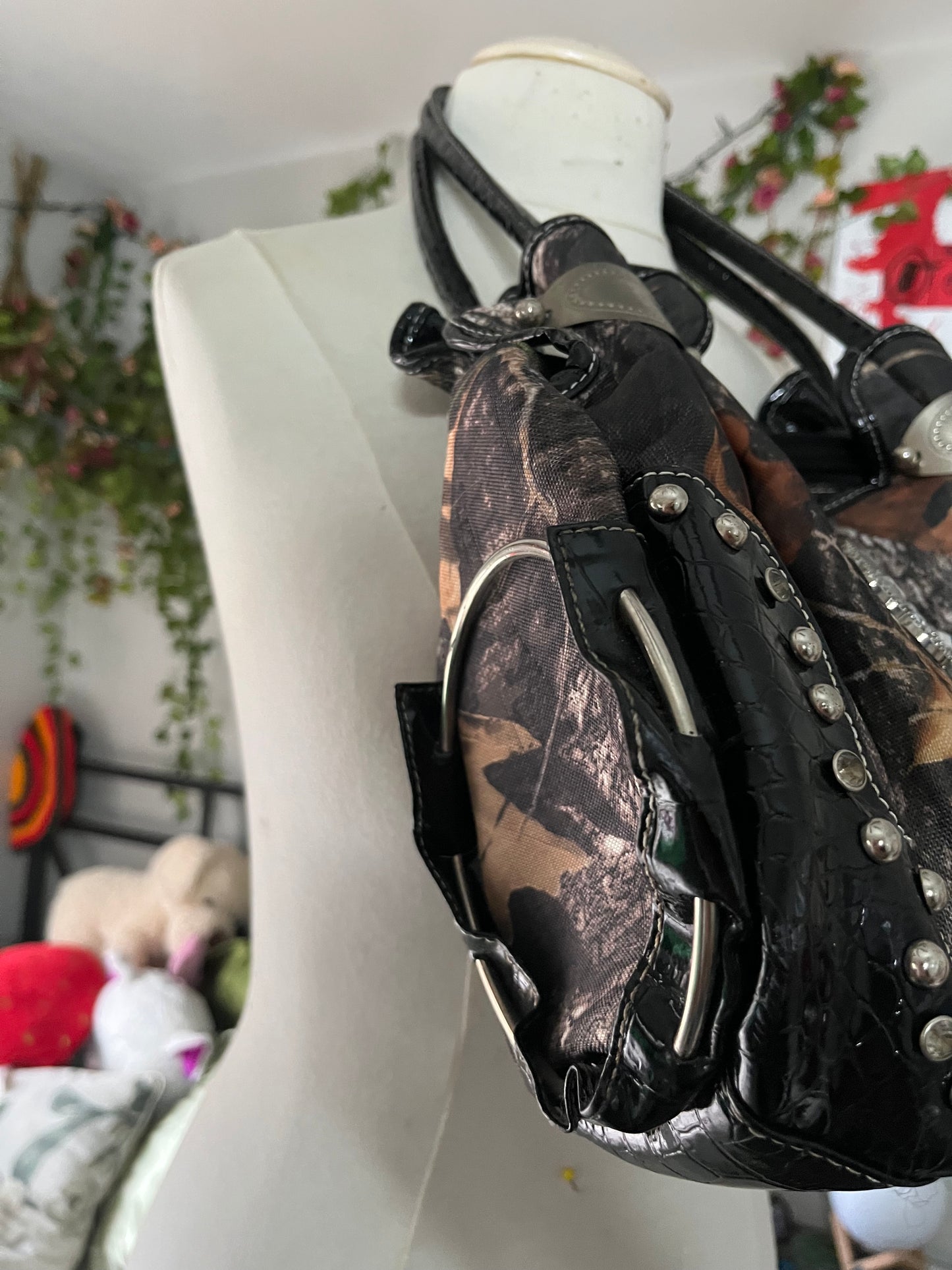 Camo Cross Bag + Wallet