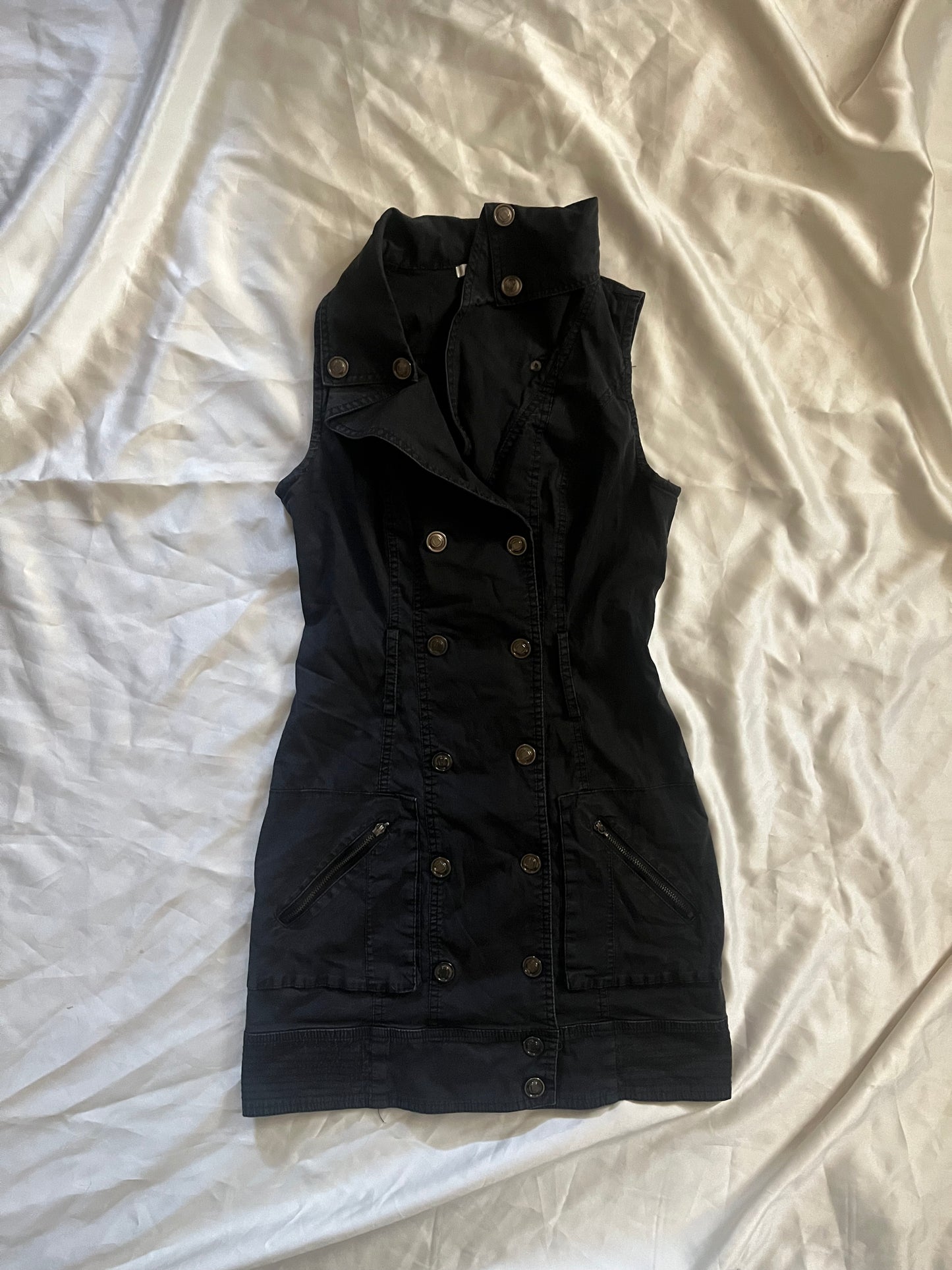 Button Up Mini Dress