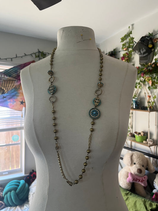 Gold body chain